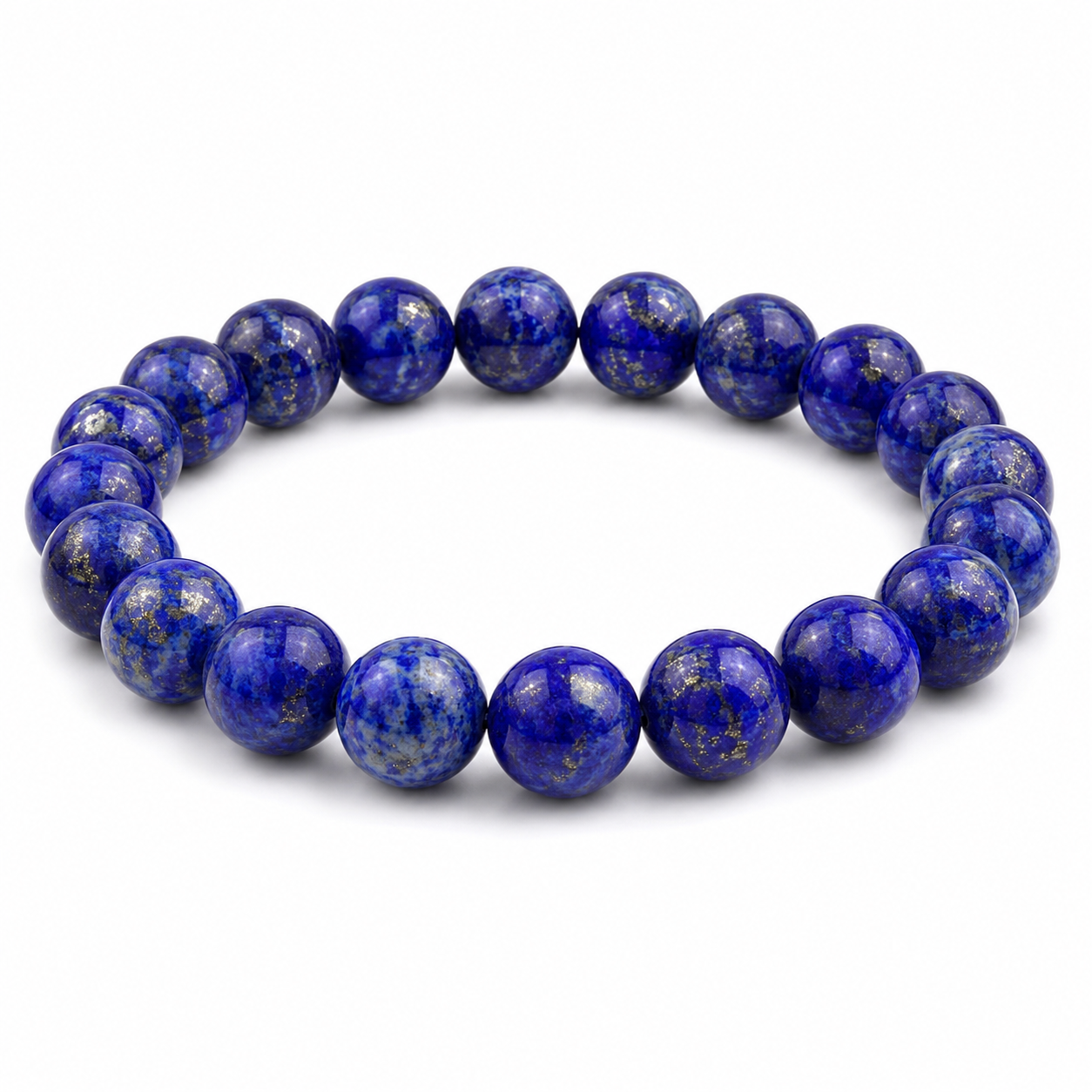 Lapis Lazuli Bracelet (6mm–12mm)