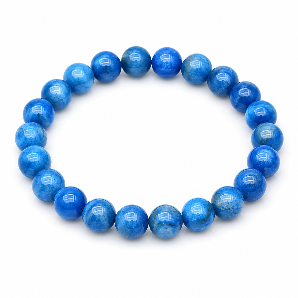 Blue Apatite 10mm Bracelet_003
