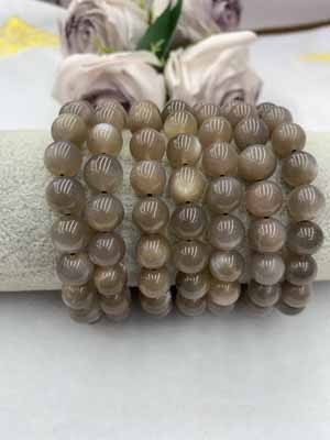 Milky Moonstone 10-12mm bracelet