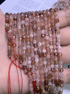 Black Gold Super diamond cut long chain (2-3-4mm) semi-finished 39cm.