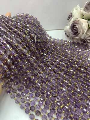 Light Amethyst Lulutong 10mm, 38cm Long Strand