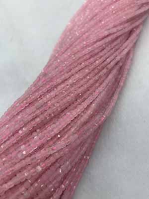 Rice crystal sugar cube 2x2mm, long chain 38cm.