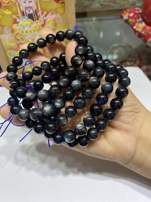 Black flash aquamarine 6-10mm.
