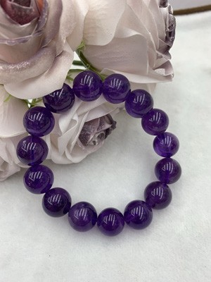 Amethyst 8-14mm bracelet.