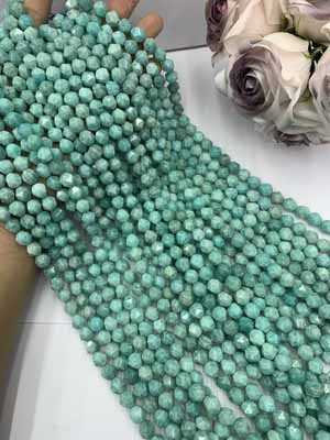Amazonite Faceted Beads 10mm, 38cm Long Chain