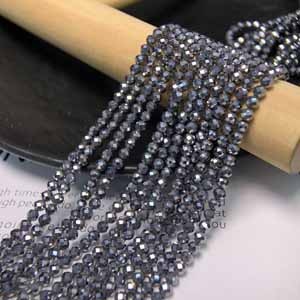 Terahertz Semi-Finished Diamond-Cut Long Chain (Size: 2-3-4mm) – Can be used as a necklace or choker.